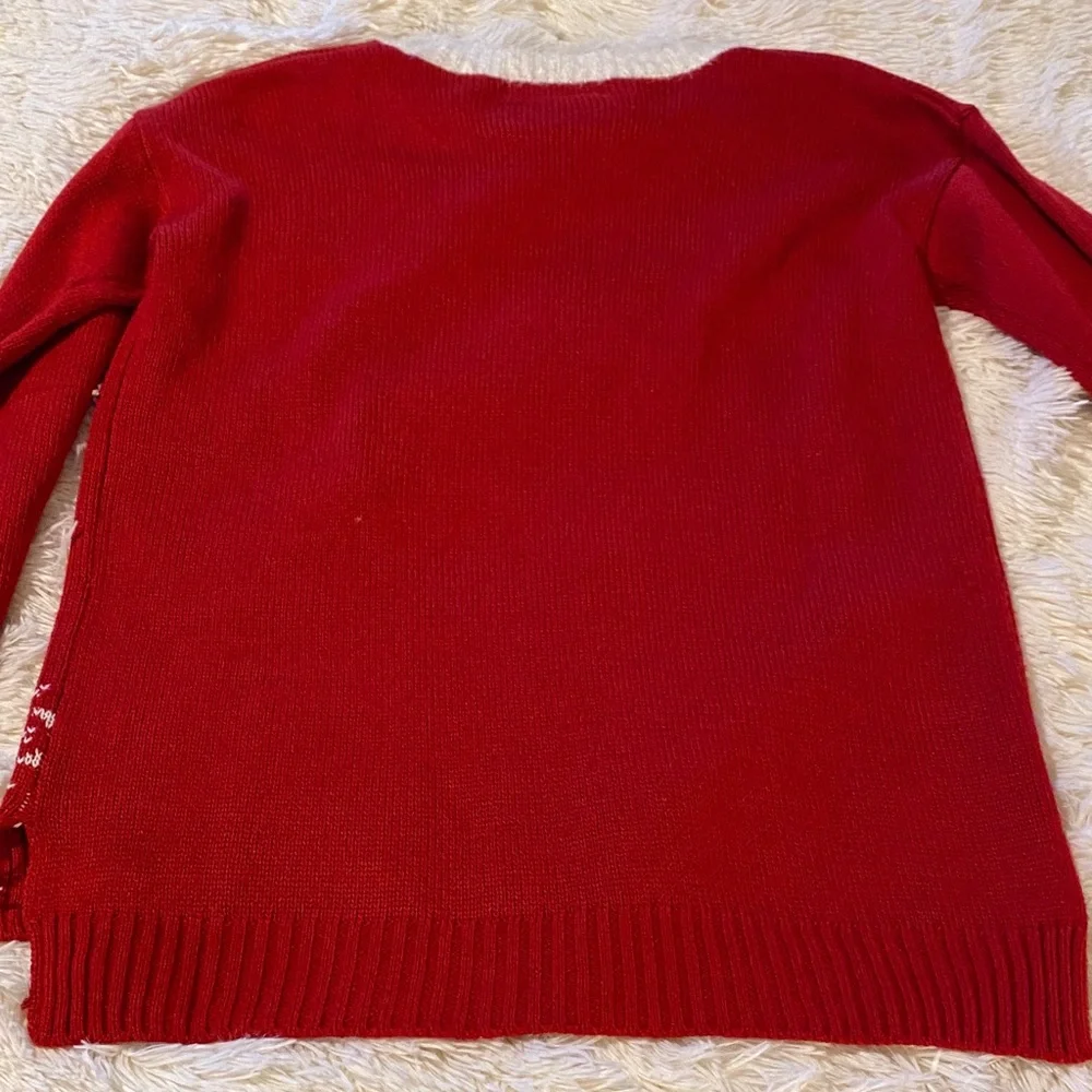 Festive Red Christmas Cat Sweater “Meowy Christmas” 🎅😃😂 - Picture 11 of 11